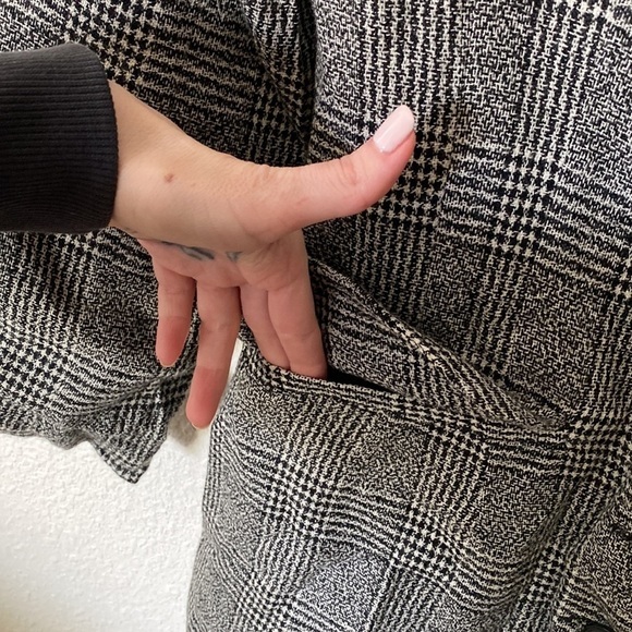 Vtg 90s‎ longline WOOL blazer - Picture 4 of 8